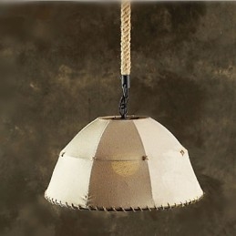 Contracted Nordic Vintage Linens Hemp Rope American Country Droplight Lamp