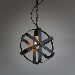 Vintage Style Industrial Round Pendant Light Loft Home Furnishing decorative Chandelier