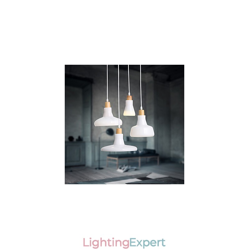 Creative Characteristic 4 Light Pendant with Iron Shade