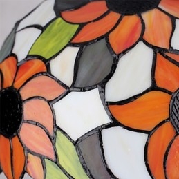 European Rural Creative Arts Stained Glass Chandelier Restoring Ancient Ways Lamp Light