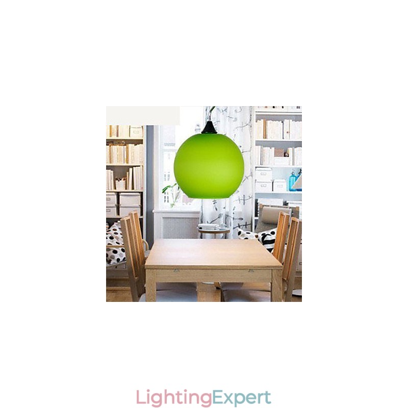 Simple Fashion Color Glass Chandelier Light