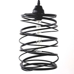 Rustic Lodge Retro Country Mini Style Painting Metal Pendant Light Garage