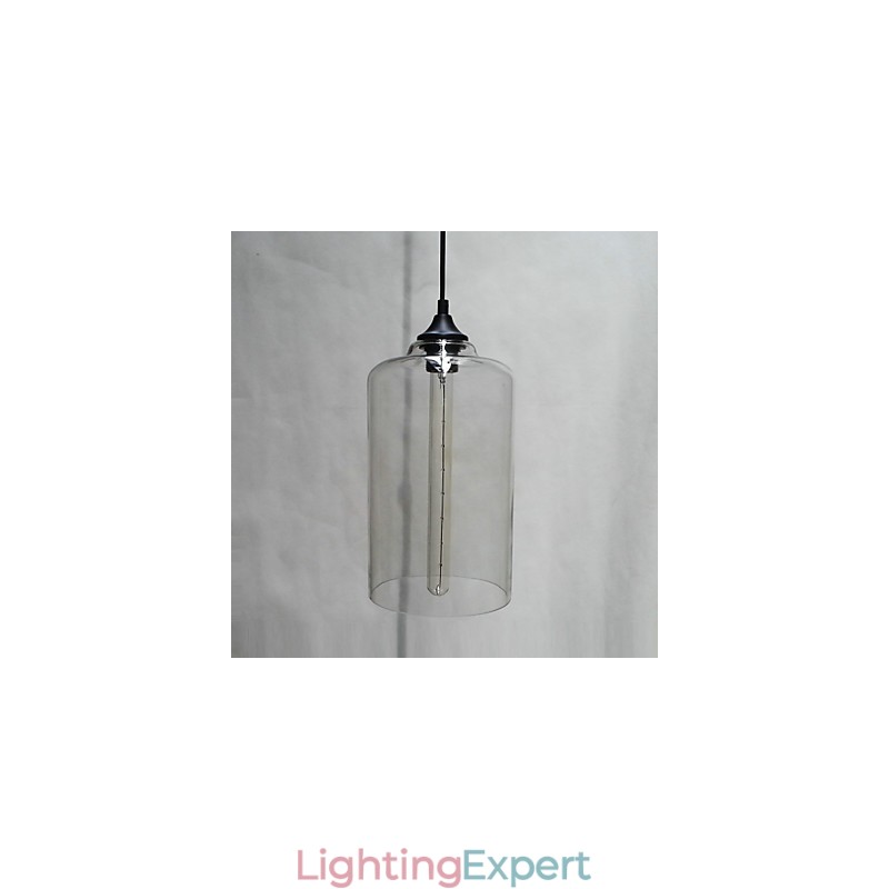 Bottle Design Pendant 1 Light Concise Iron Painting