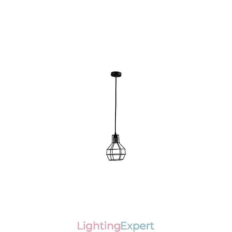 Retro Mini Style Painting Metal Pendant Light Garage
