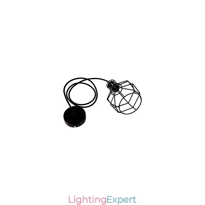 Retro Mini Style Painting Metal Pendant Light Garage