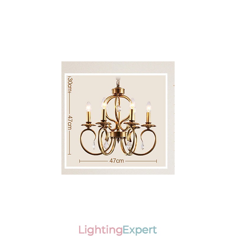Chandelier Pendant Light Mini Style Traditional Classic Metal