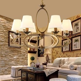 Rustic Lodge Vintage Mini Style Electroplated Metal Chandelier