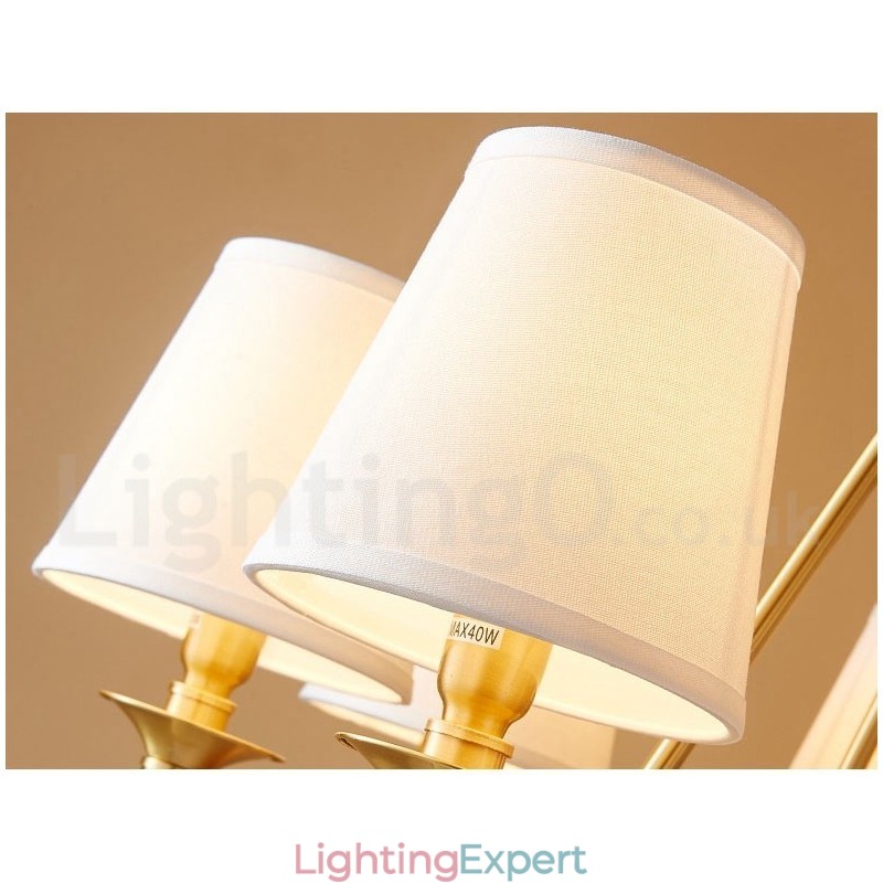 Pure Brass Round Chandelier Pendant Light Traditional Classic