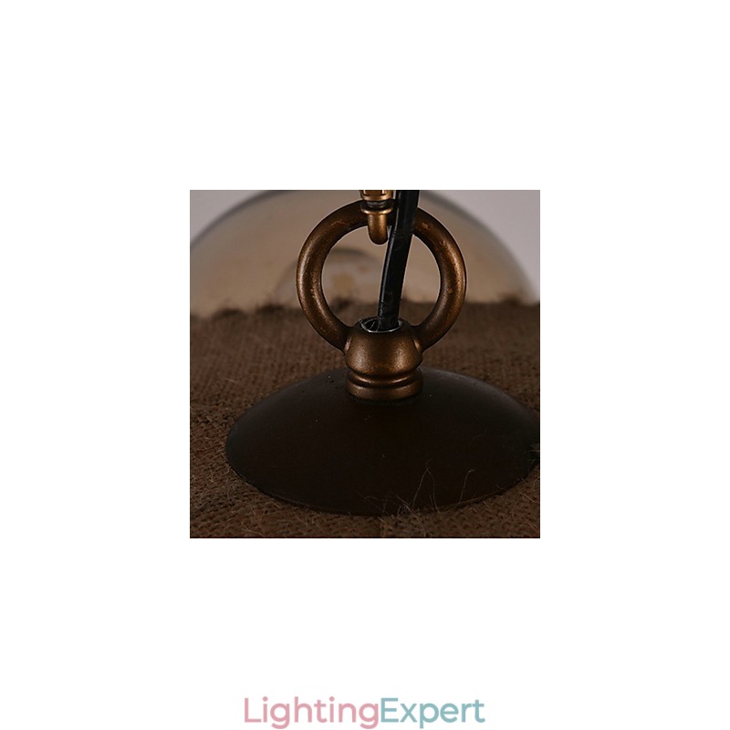 Country Painting Metal Chandelier Pendant LightBedroom