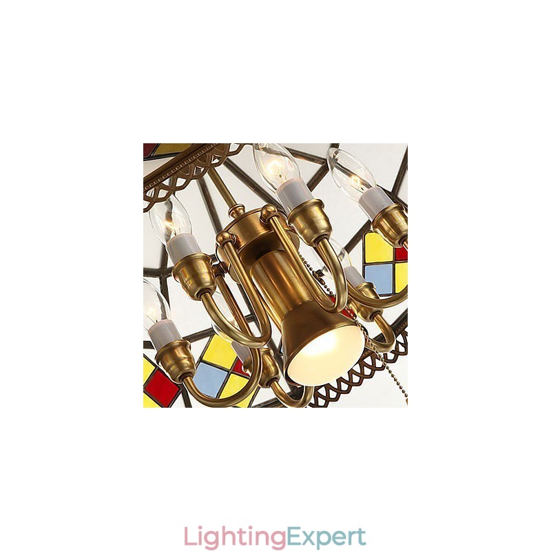 Pendant Lights Crystal Mini Style Traditional Classic Metal