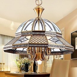 Pendant Lights Crystal Mini Style Traditional Classic Metal