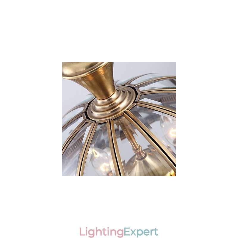Pendant Lights Crystal Mini Style Traditional Classic Metal