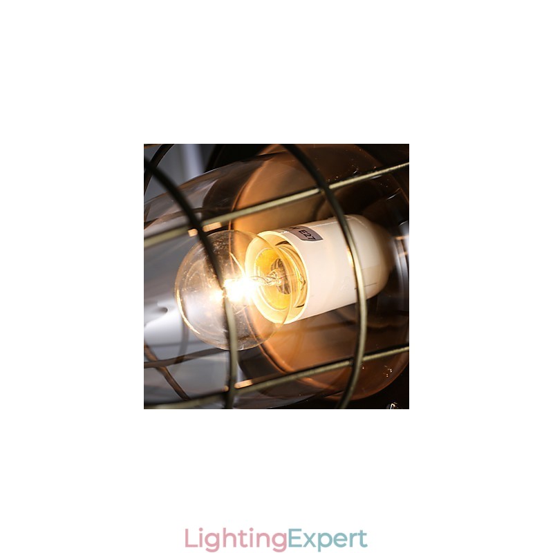 Retro Mini Style Electroplated Metal Pendant Light