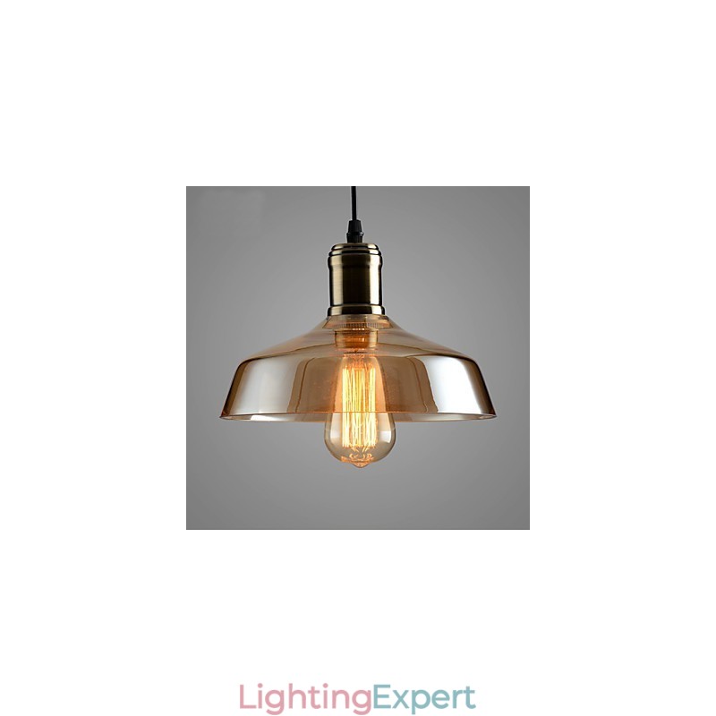 Retro Lighting Glass Pendant Light