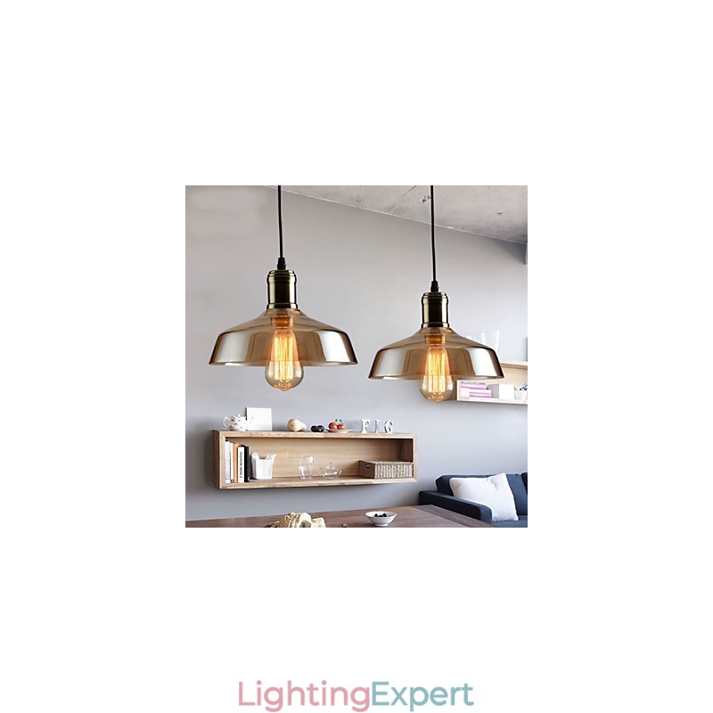 Retro Lighting Glass Pendant Light