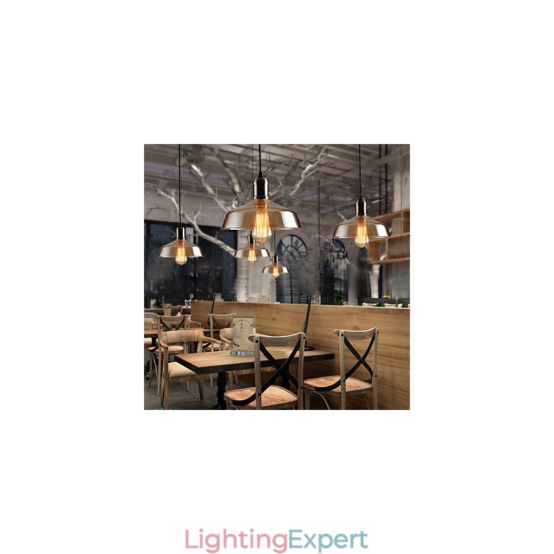Retro Lighting Glass Pendant Light