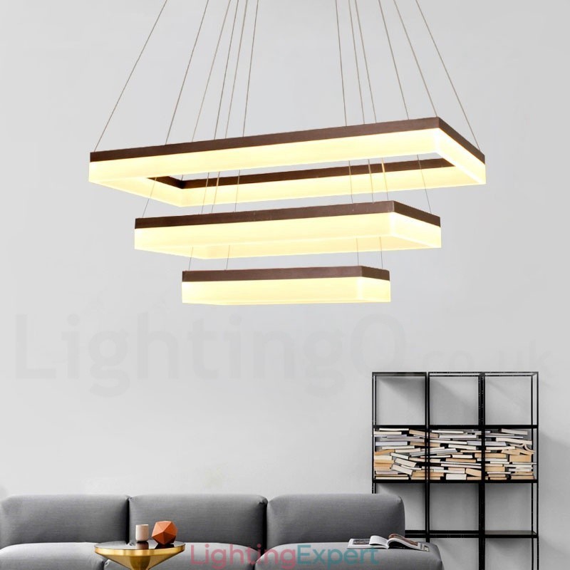 Wi Fi Smart Dimmable 3 Tiers Modern Contemporary Style Home Pendant Light