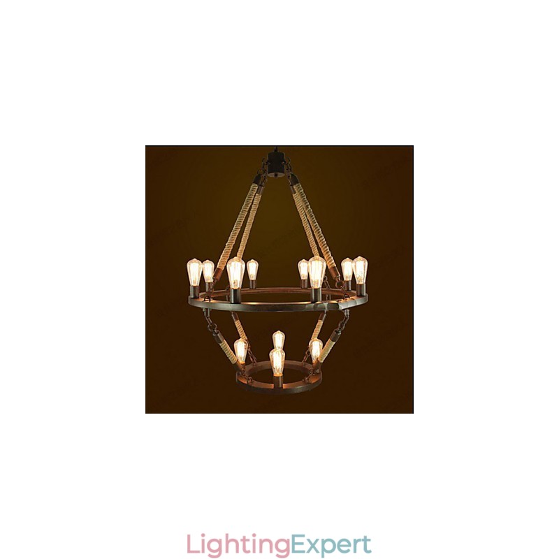 American Industrial Windge Hemp 12 European Retro Lamp