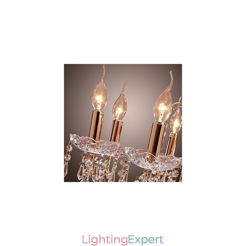 Elegant Crystal Chandelier with 9 Lights