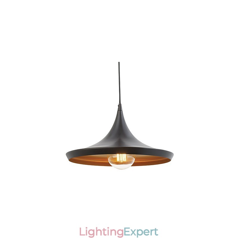 Pendant Light Retro Vintage Tom Dixon Design Black Painting Pendant Light Lights