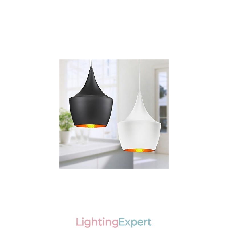 Pendant Light Retro Vintage Tom Dixon Design Black White Type Cafe pendant lamps