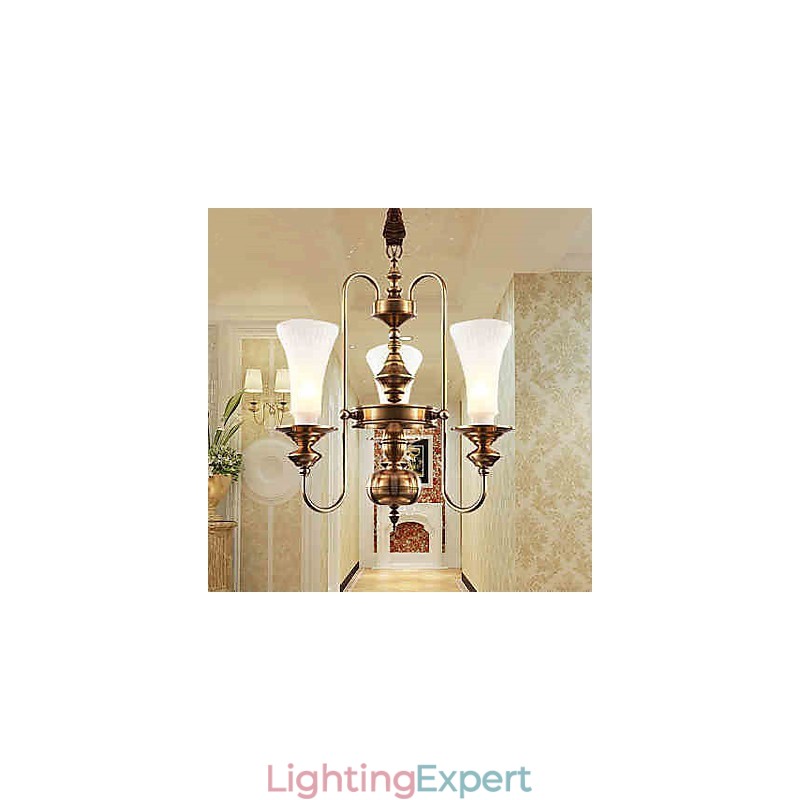 Pendant Lights Crystal Mini Style Traditional Classic Metal
