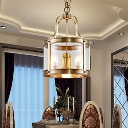 Pendant Lights Crystal Mini Style Traditional Classic Metal
