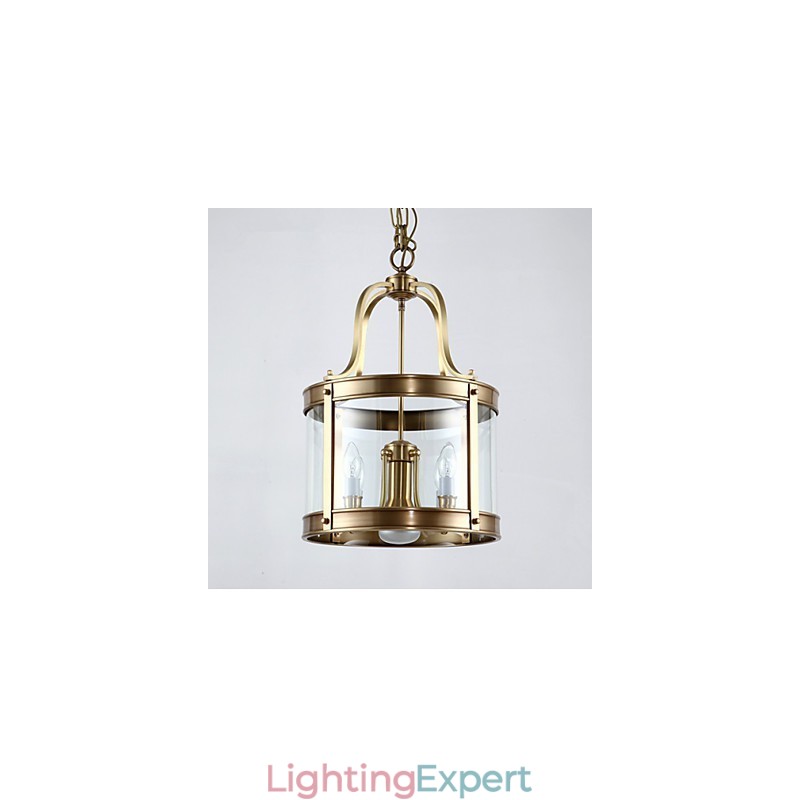 Pendant Lights Crystal Mini Style Traditional Classic Metal