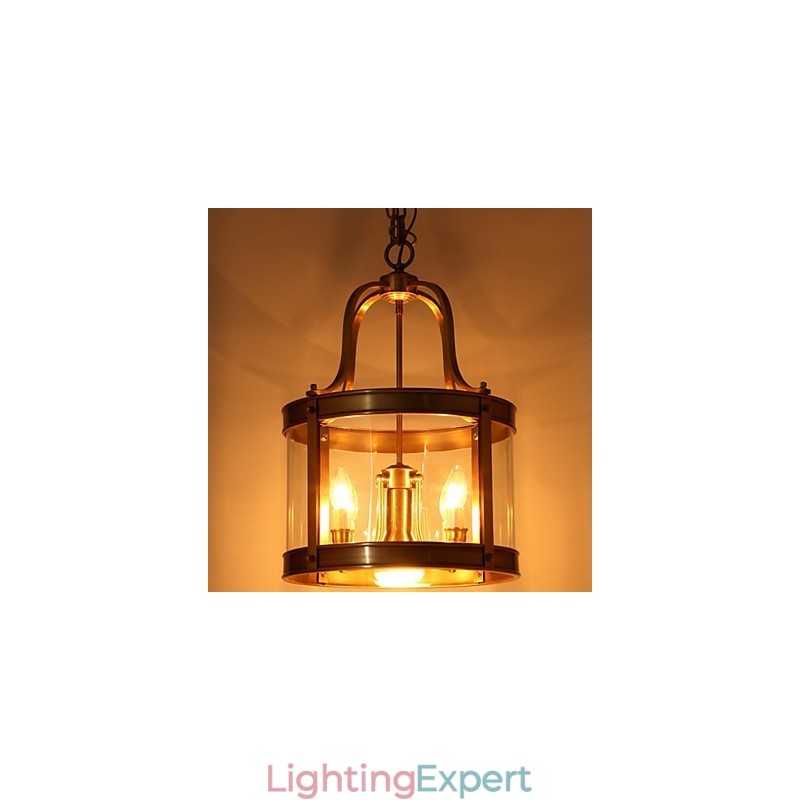 Pendant Lights Crystal Mini Style Traditional Classic Metal
