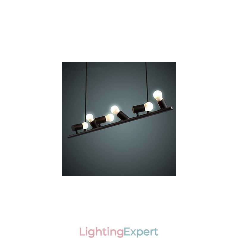 Vintage Retro Mini Style Painting Metal Pendant Light