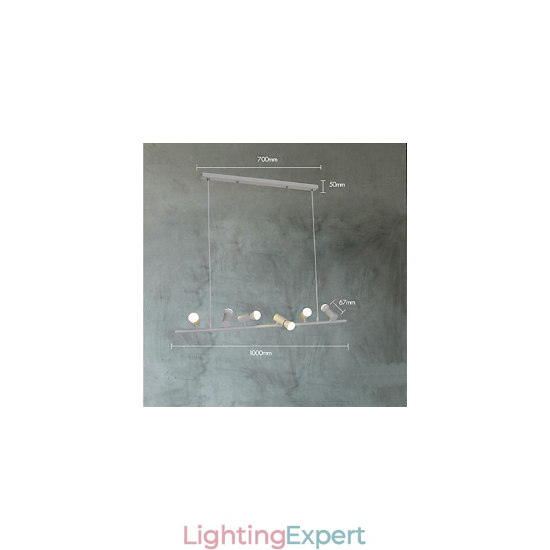 Vintage Retro Mini Style Painting Metal Pendant Light