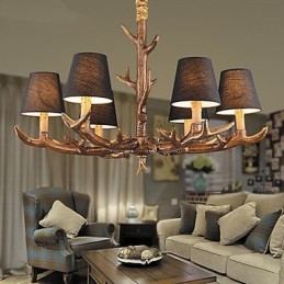 Chandelier Pendant Light Vintage Resin