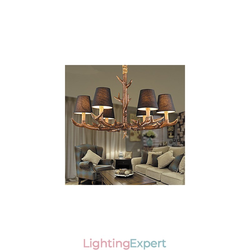 Chandelier Pendant Light Vintage Resin