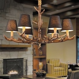 Chandelier Pendant Light Vintage Resin