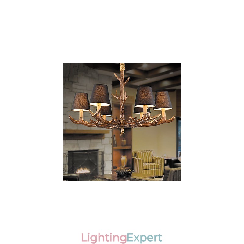 Chandelier Pendant Light Vintage Resin