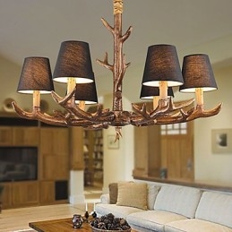 Chandelier Pendant Light Vintage Resin