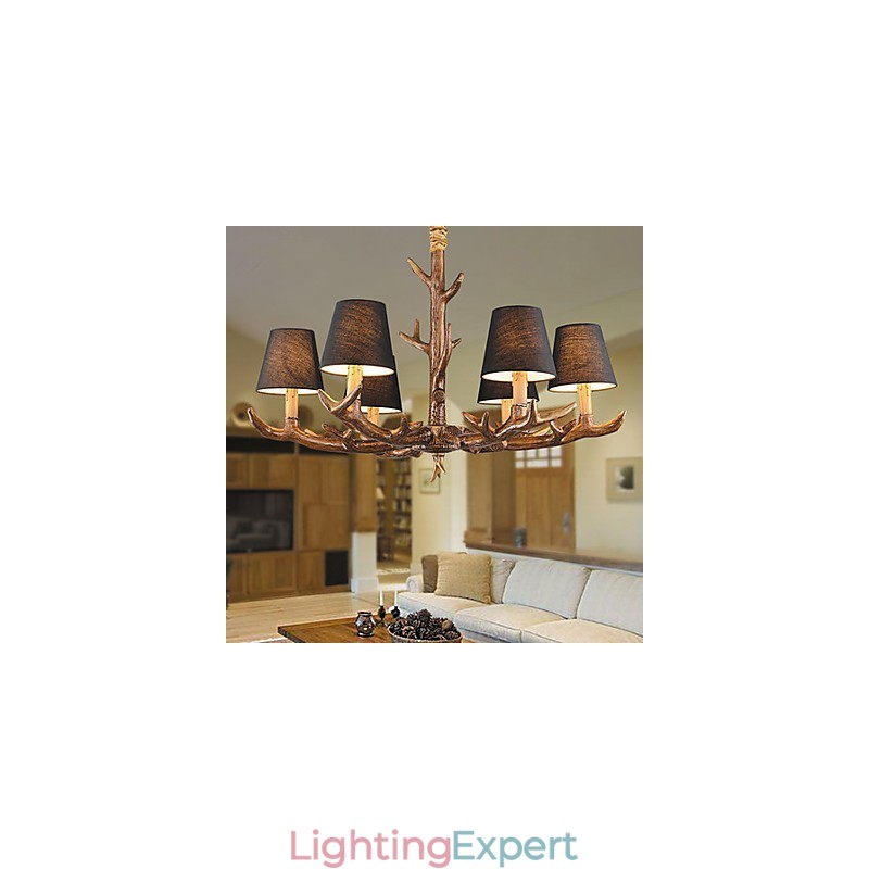 Chandelier Pendant Light Vintage Resin