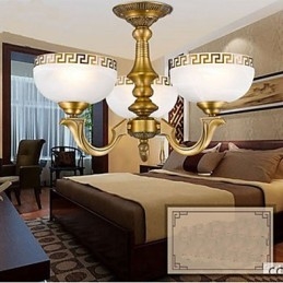 Full Copper lamp Marble Dining Original Modern Copper Chandelier