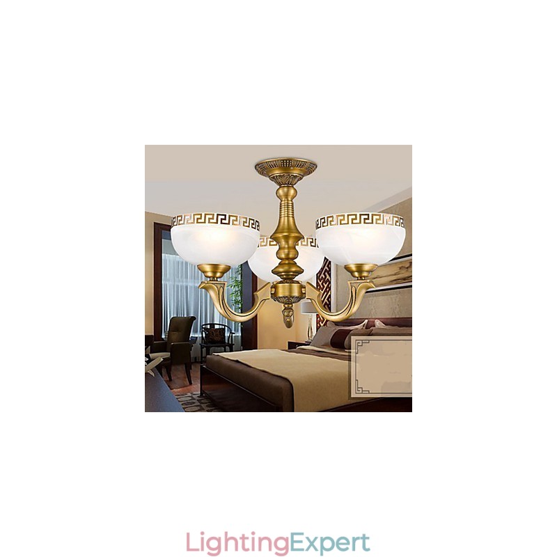 Full Copper lamp Marble Dining Original Modern Copper Chandelier