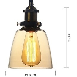 Pendant Lights Traditional Classic Vintage Retro Country Globe