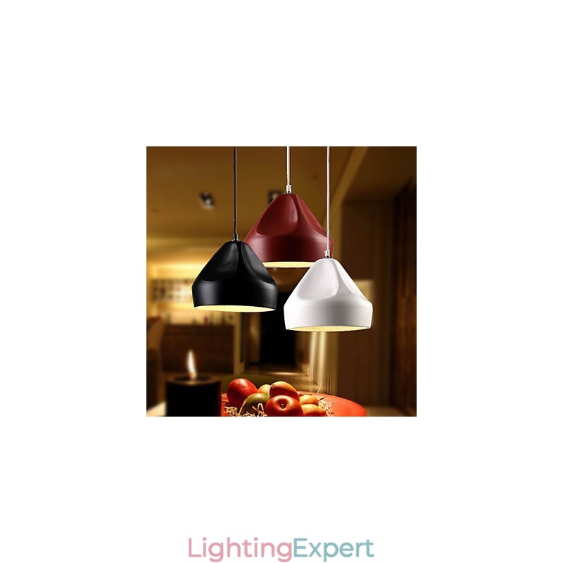 Vintage Retro Mini Style Painting Metal Pendant Light
