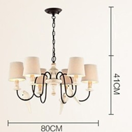 Chandelier Pendant Light Vintage Resin