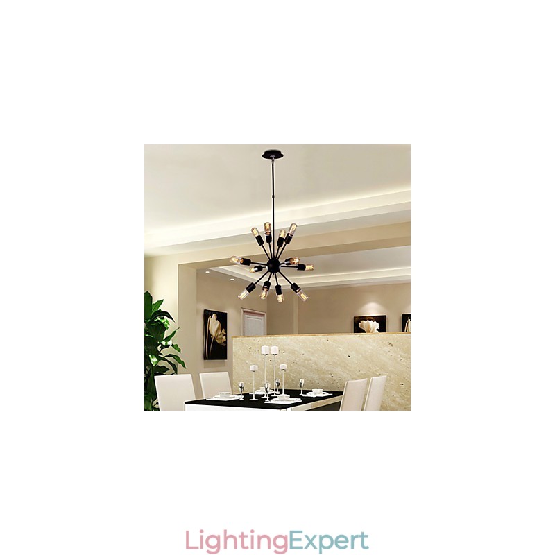 Avant Garde Iron Chandelier with 12 Lights