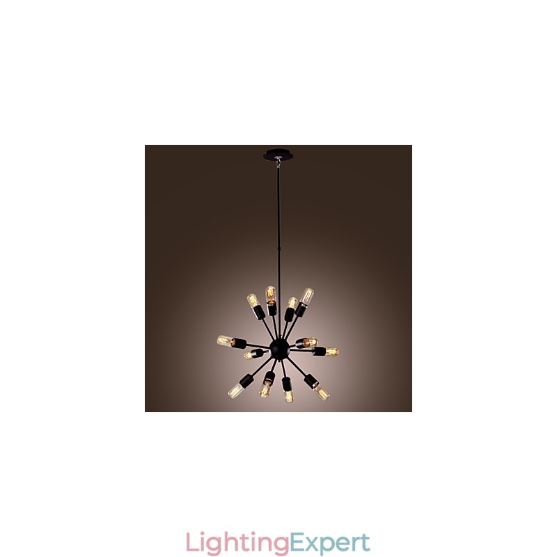 Avant Garde Iron Chandelier with 12 Lights