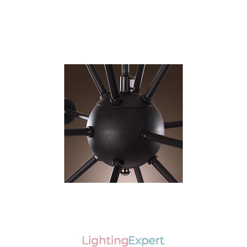 Avant Garde Iron Chandelier with 12 Lights