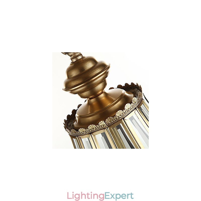 Pendant Lights Crystal Mini Style Traditional Classic Metal
