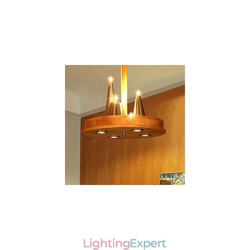 American Warm Stylish solid Wood Pendant