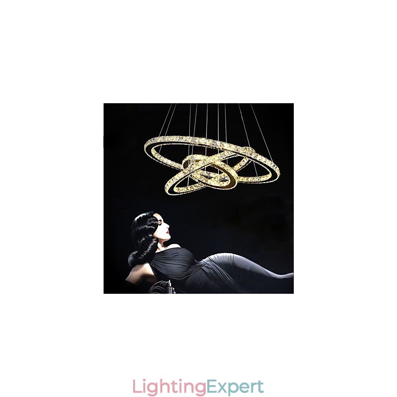 Pendant Lights Crystal Modern Contemporary Metal