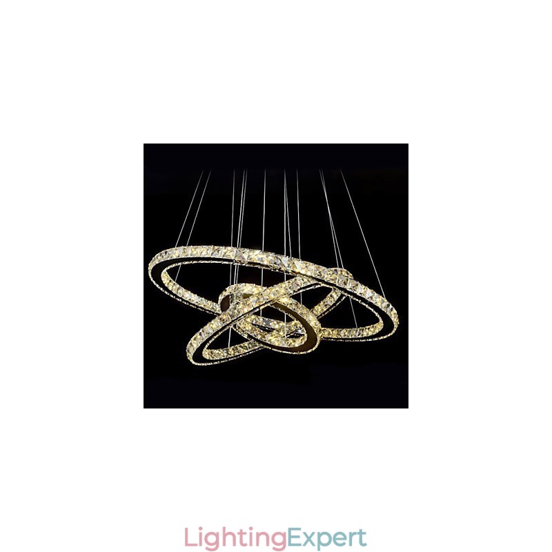 Pendant Lights Crystal Modern Contemporary Metal