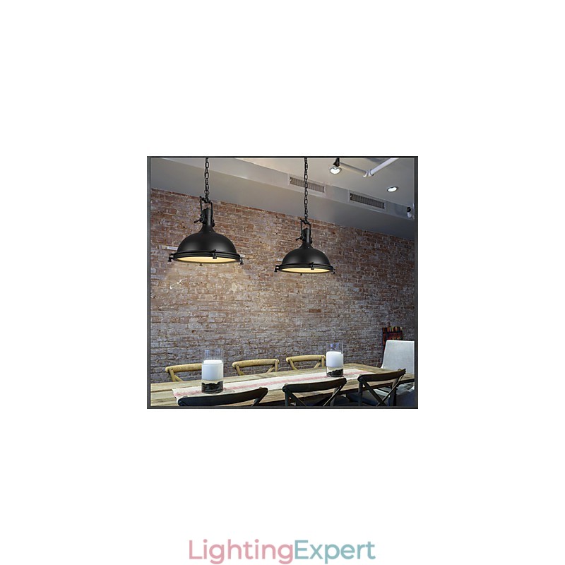 Industrial Single Pendant Lamp Decorate Loft Style Vintage Metal Drop Light